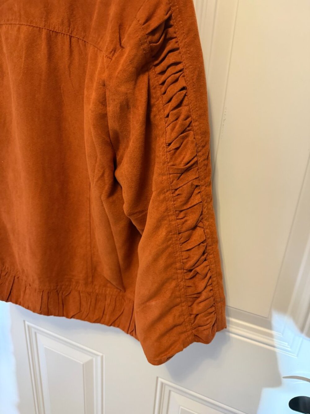 Rust Suede Like Jacket - Picture 4 of 4